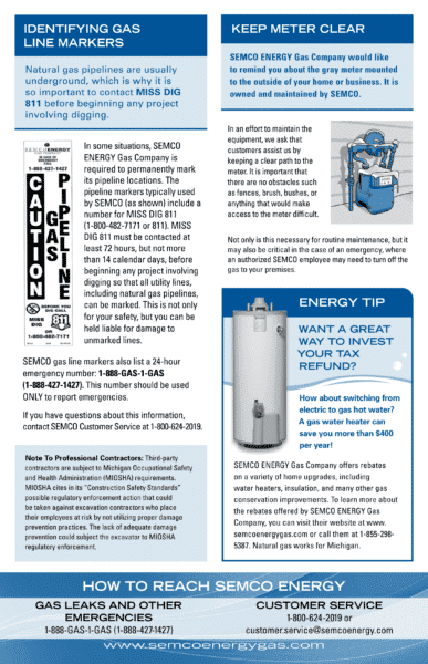 Connectivity Newsletter - SEMCO Energy Gas Company